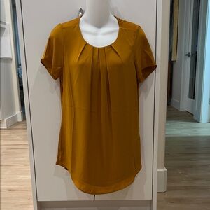 Mustard Yellow Women's Blouse Size Small